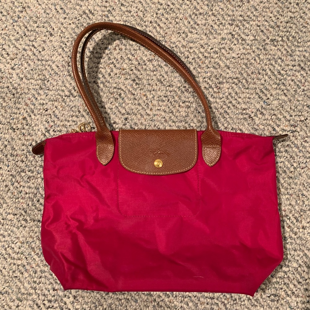 Longchamp Le Pliage Pink Tote